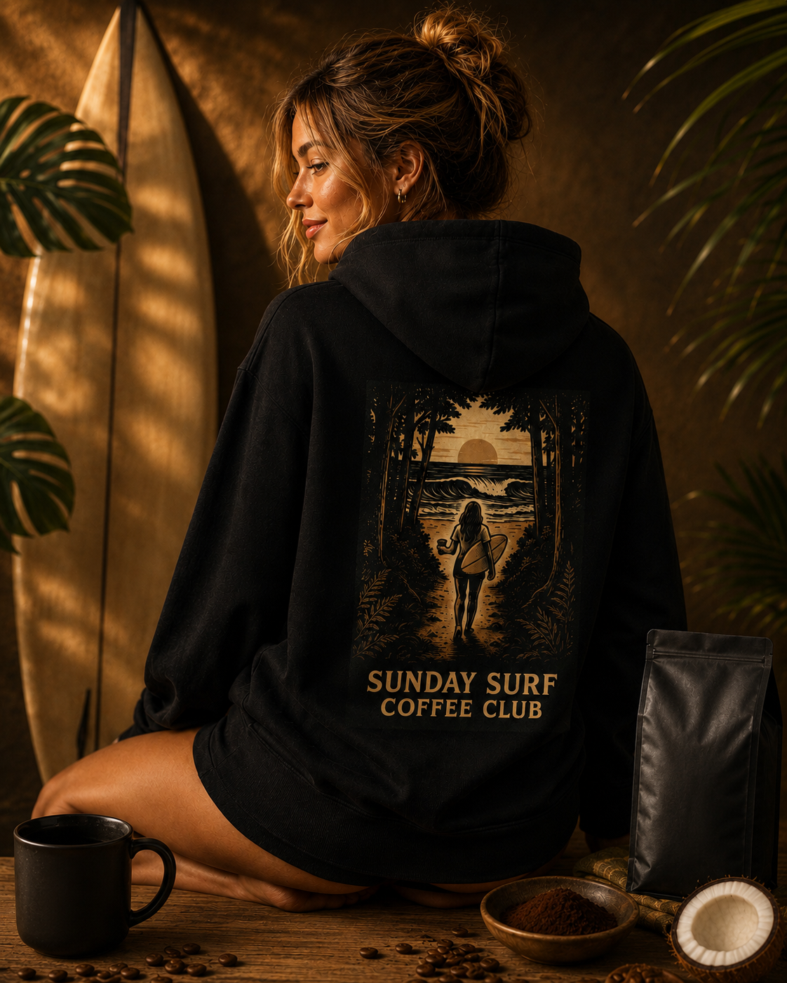 Forest Hoodie — Sunday Surf Coffee Club